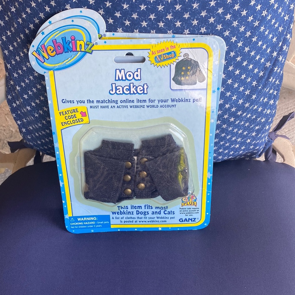 Ganz Webkinz mod jacket costume NIP